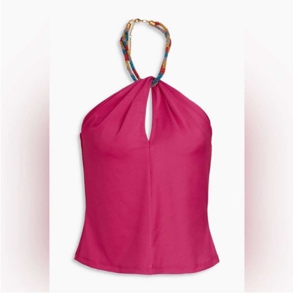 Veronica Beard NWT Akeeva Top in Fuchsia Size 0 - Picture 2 of 10